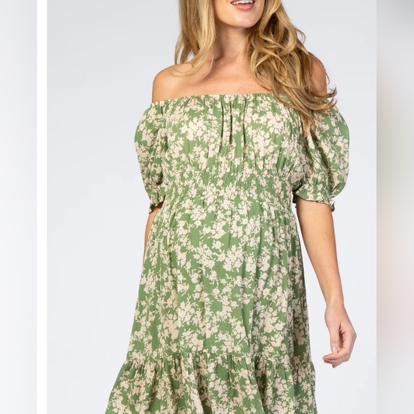 PinkBlush Jodifl Floral Maternity Mini Dress - Picture 3 of 15